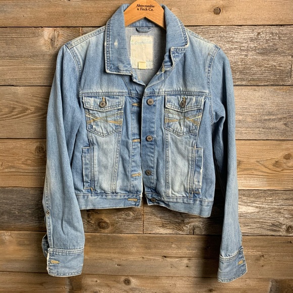 Aeropostale denim jean jacket M unicorn sequin - Picture 3 of 4